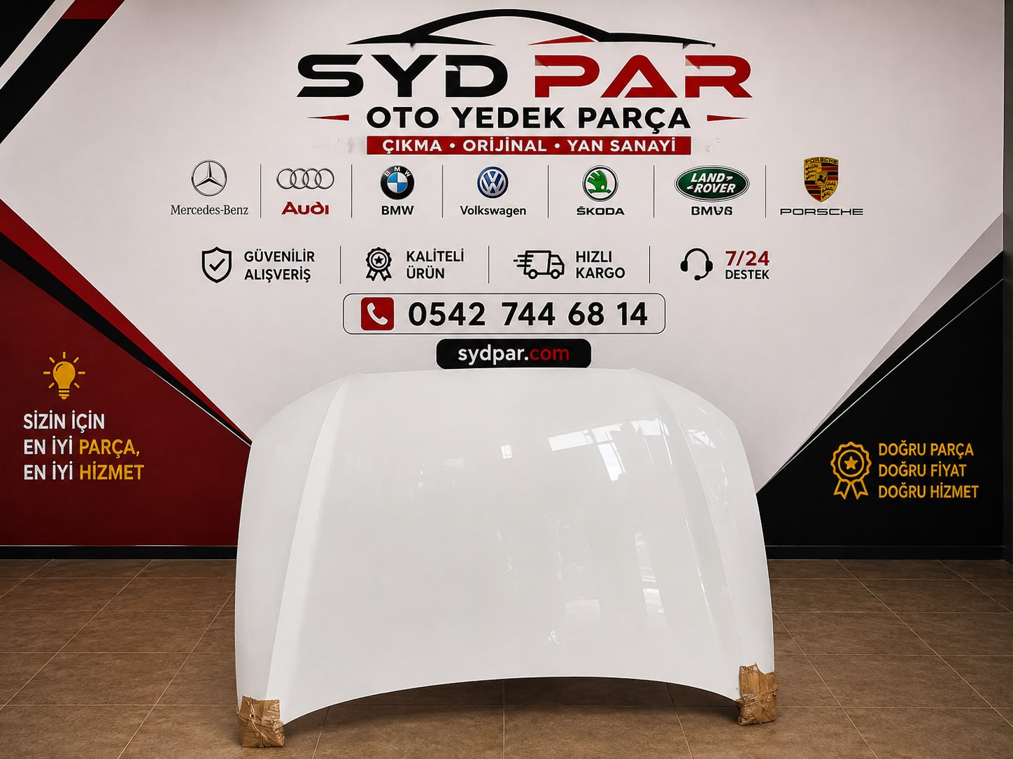 AUDİ A5 F5 ORİJİNAL ÇIKMA KAPUT BEYAZ