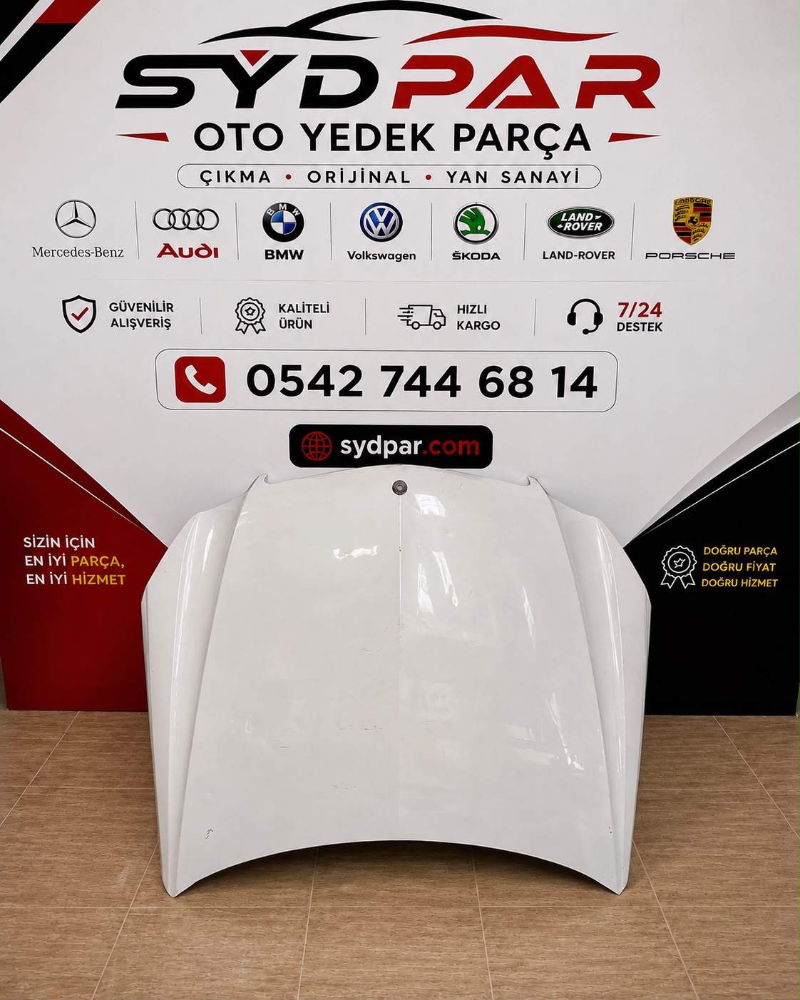 MERCEDES-BENZ W212 ORİJİNAL ÇIKMA KAPUT BEYAZ